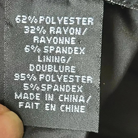 Robert Rodriguez black stretch sheath dress asymmetrical neckline Size 4 - Picture 6 of 7